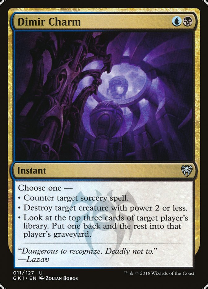 Dimir Charm [Guilds of Ravnica Guild Kit] | Anubis Games and Hobby