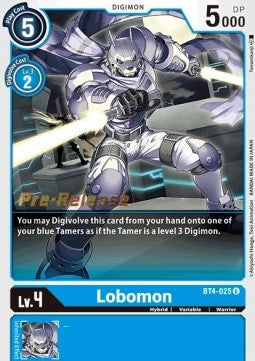 Lobomon [BT4-025] [Great Legend Pre-Release Promos] | Anubis Games and Hobby