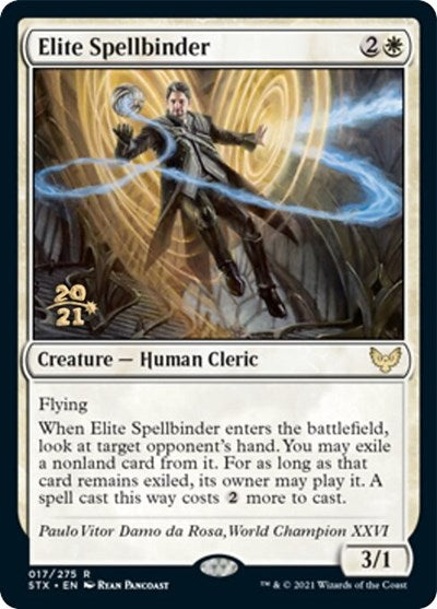 Elite Spellbinder [Strixhaven: School of Mages Prerelease Promos] | Anubis Games and Hobby