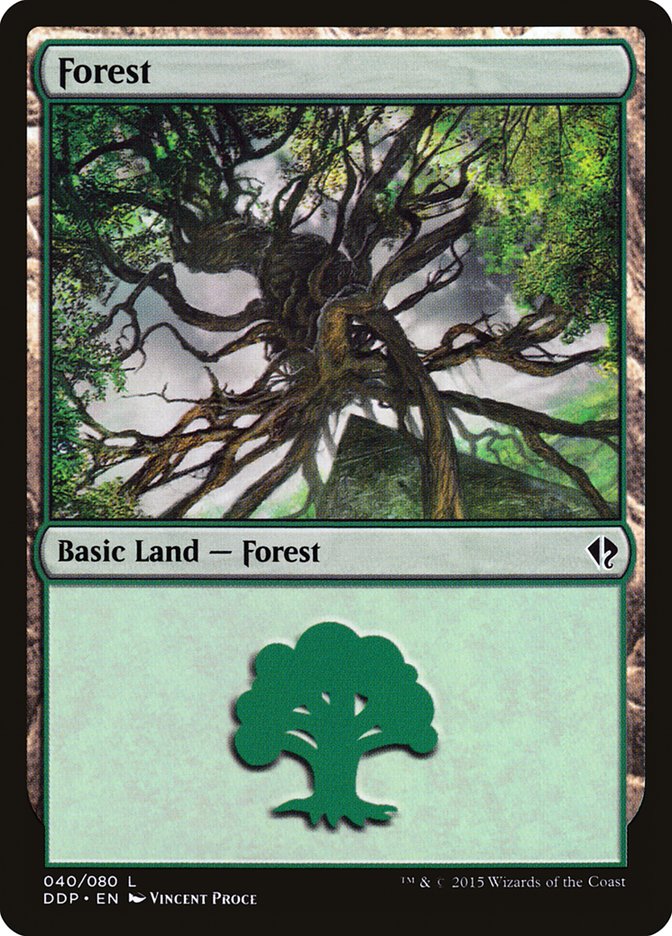 Forest (40) [Duel Decks: Zendikar vs. Eldrazi] | Anubis Games and Hobby