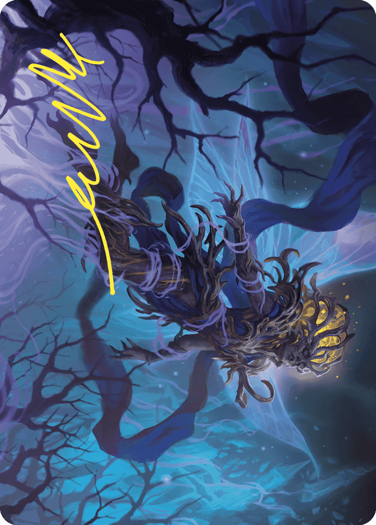 Sleep-Cursed Faerie Art Card (Gold-Stamped Signature) [Wilds of Eldraine Art Series] | Anubis Games and Hobby