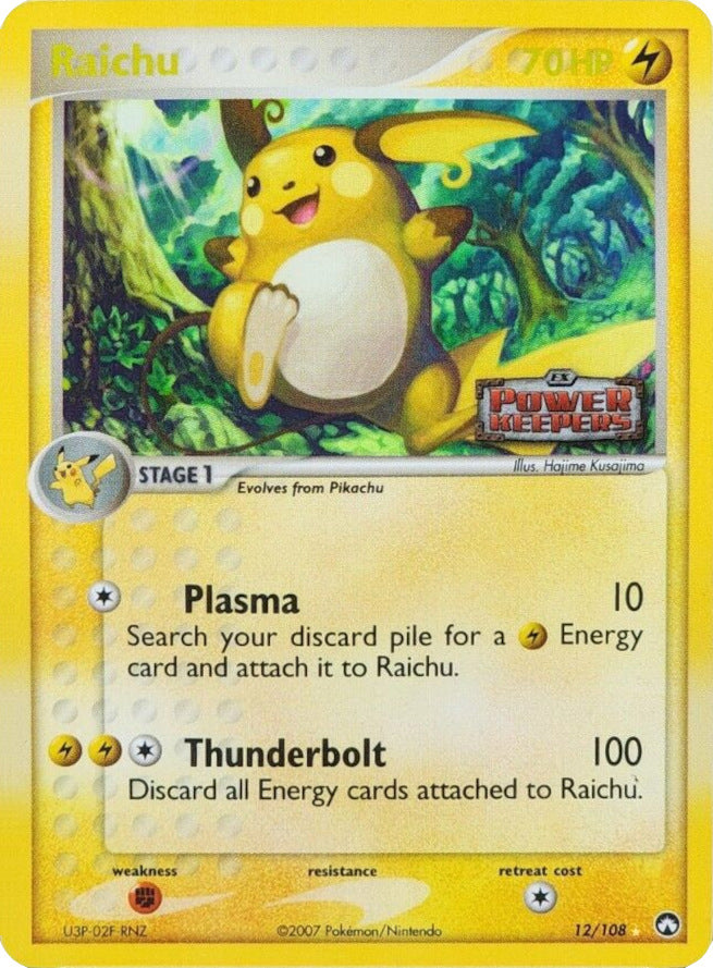 Raichu (12/108) (Stamped) [EX: Power Keepers] | Anubis Games and Hobby