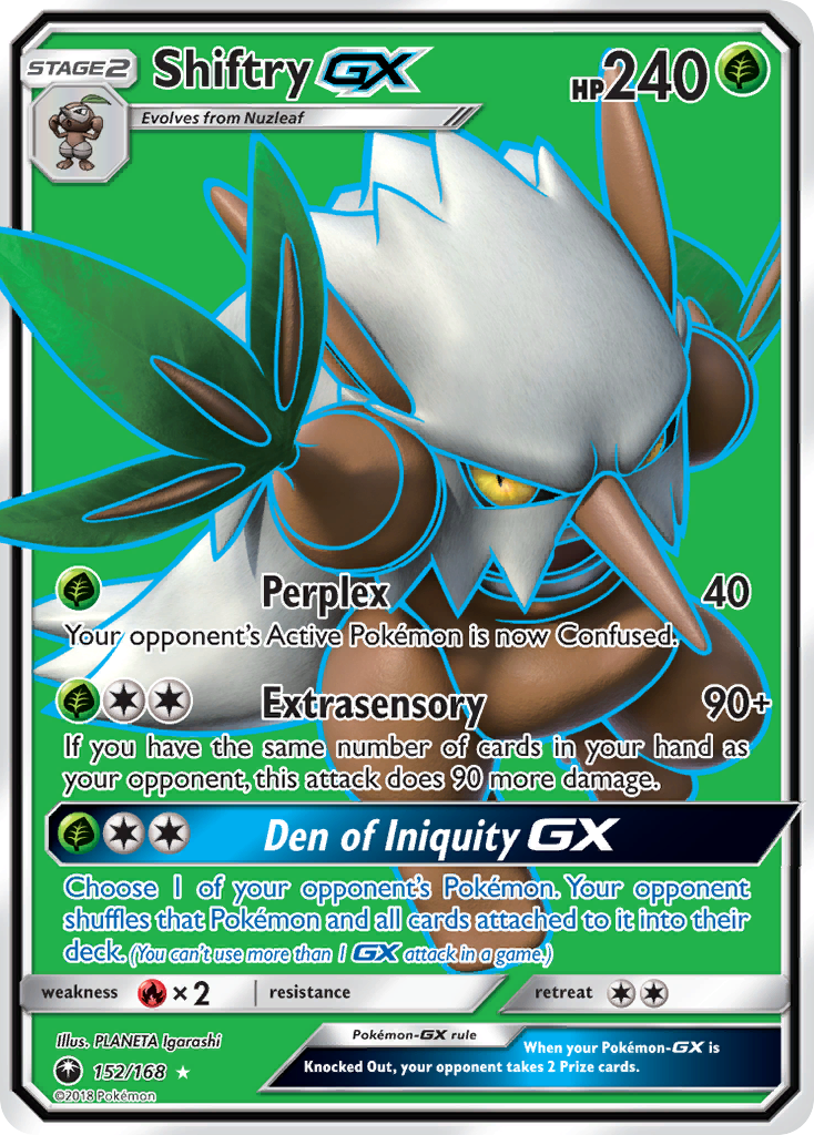 Shiftry GX (152/168) [Sun & Moon: Celestial Storm] | Anubis Games and Hobby