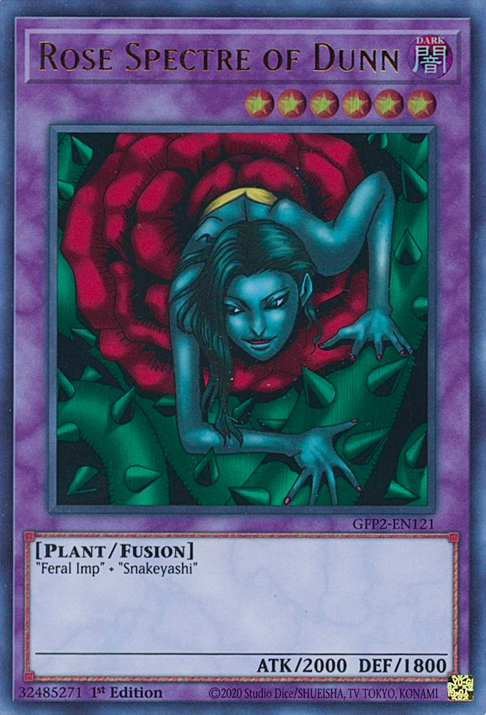 Rose Spectre of Dunn [GFP2-EN121] Ultra Rare | Anubis Games and Hobby