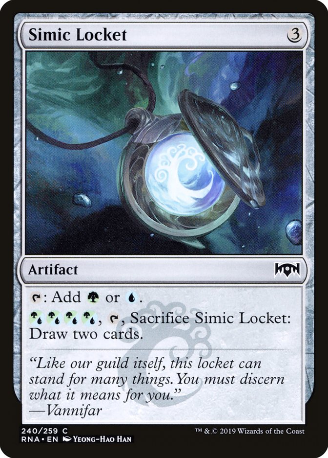 Simic Locket [Ravnica Allegiance] | Anubis Games and Hobby