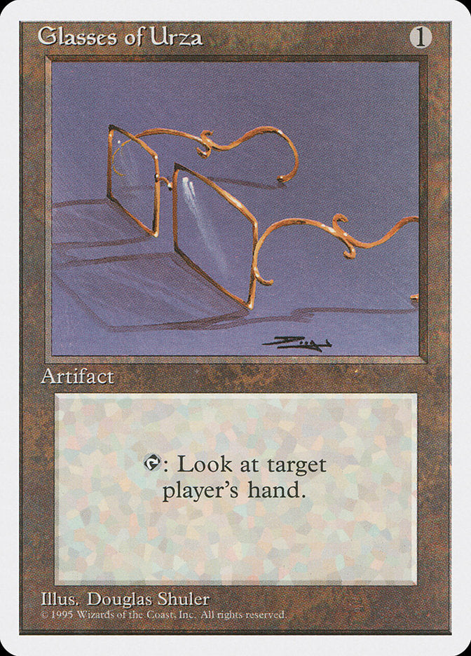 Glasses of Urza [Fourth Edition] | Anubis Games and Hobby