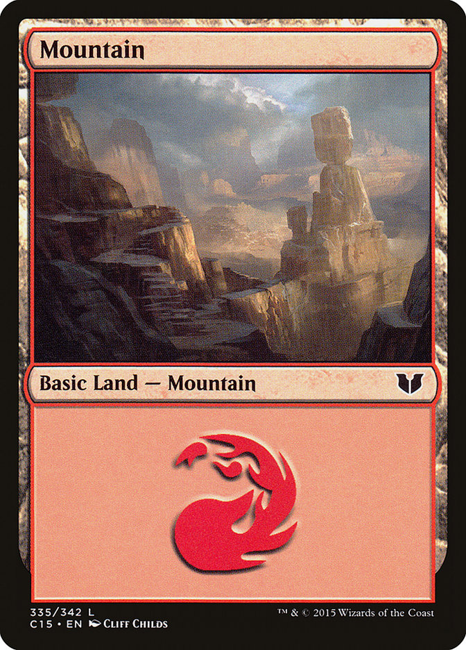 Mountain (335) [Commander 2015] | Anubis Games and Hobby