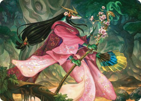 Sakiko, Mother of Summer Art Card [Commander Masters Art Series] | Anubis Games and Hobby