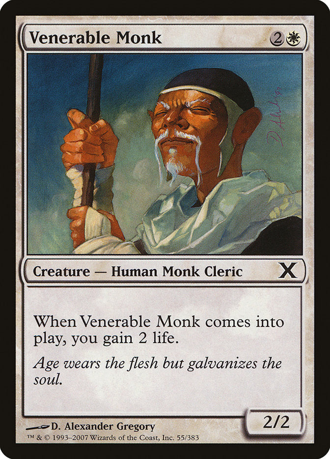 Venerable Monk [Tenth Edition] | Anubis Games and Hobby