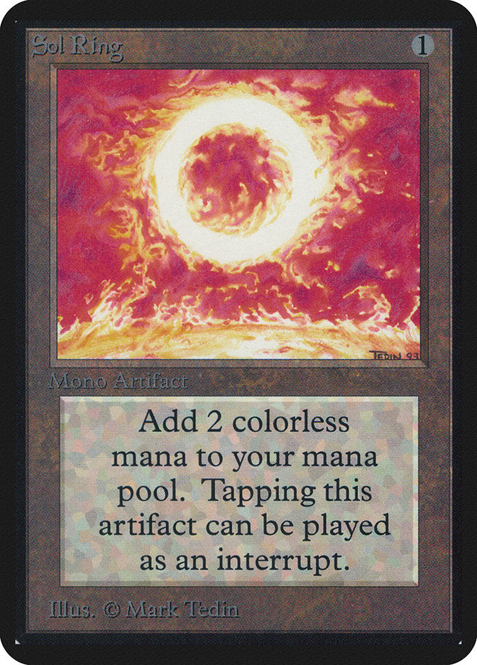 Sol Ring [Alpha Edition] | Anubis Games and Hobby