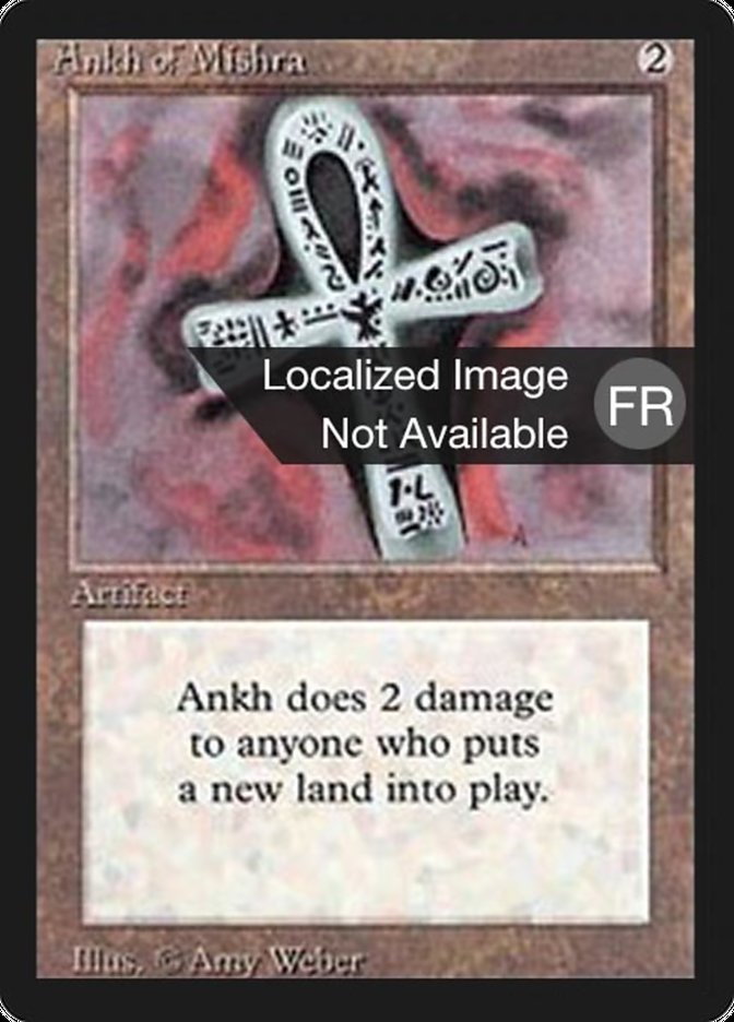 Ankh of Mishra [Foreign Black Border] | Anubis Games and Hobby