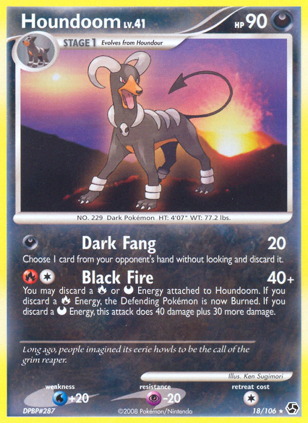 Houndoom (18/106) [Diamond & Pearl: Great Encounters] | Anubis Games and Hobby