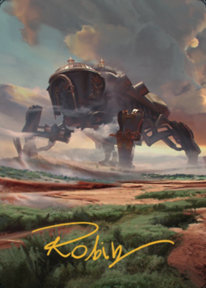 Plains (2) Art Card (Gold-Stamped Signature) [The Brothers' War Art Series] | Anubis Games and Hobby