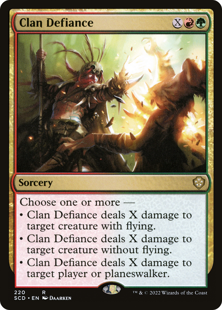 Clan Defiance [Starter Commander Decks] | Anubis Games and Hobby