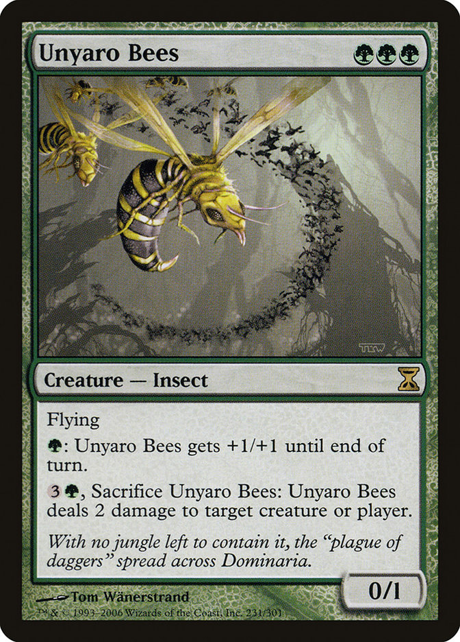 Unyaro Bees [Time Spiral] | Anubis Games and Hobby