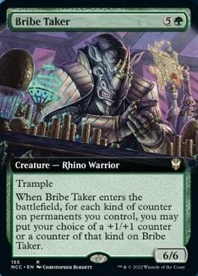 Bribe Taker (Extended Art) [Streets of New Capenna Commander] | Anubis Games and Hobby