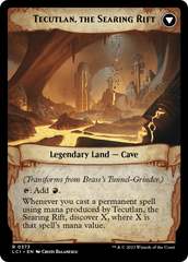 Brass's Tunnel-Grinder // Tecutlan, The Searing Rift (Extended Art) [The Lost Caverns of Ixalan] | Anubis Games and Hobby