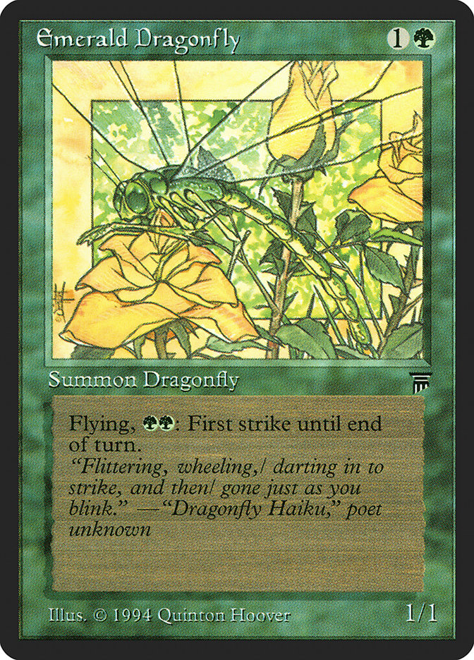 Emerald Dragonfly [Legends] | Anubis Games and Hobby