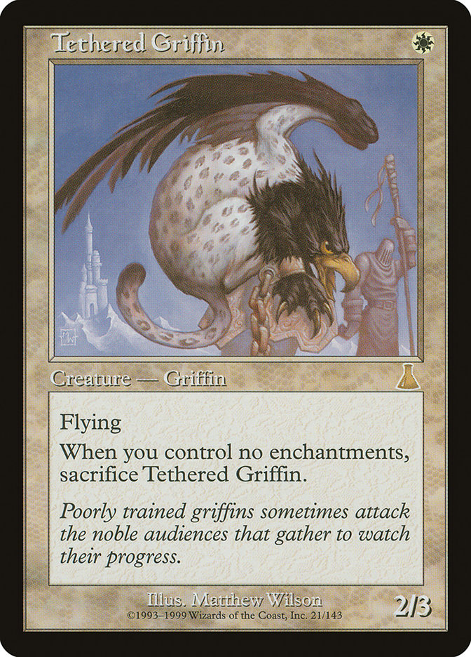Tethered Griffin [Urza's Destiny] | Anubis Games and Hobby