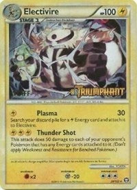 Electivire (20/102) (Staff Prerelease Promo) [HeartGold & SoulSilver: Black Star Promos] | Anubis Games and Hobby