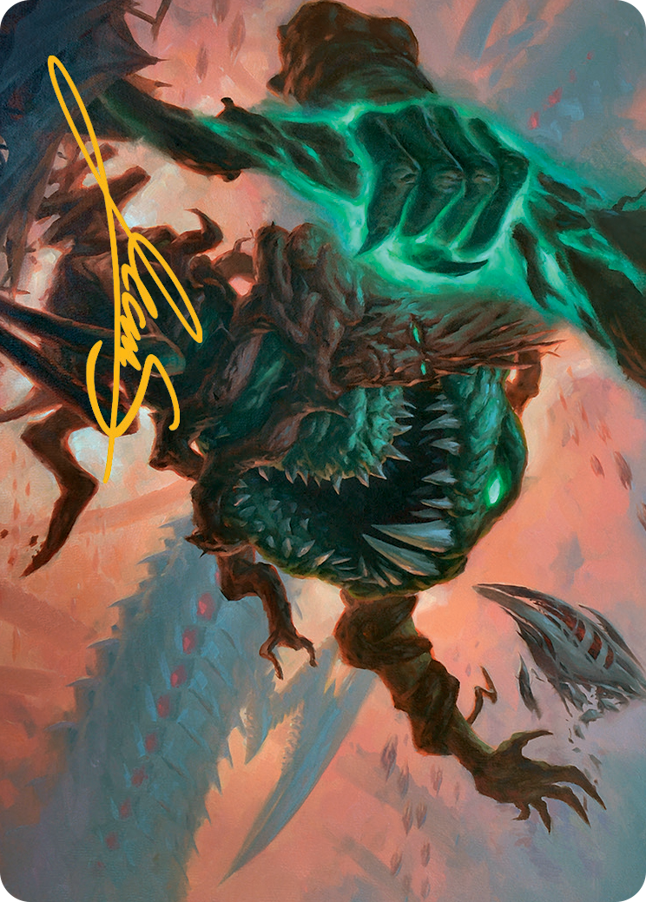 Yargle and Multani Art Card (Gold-Stamped Signature) [March of the Machine Art Series] | Anubis Games and Hobby