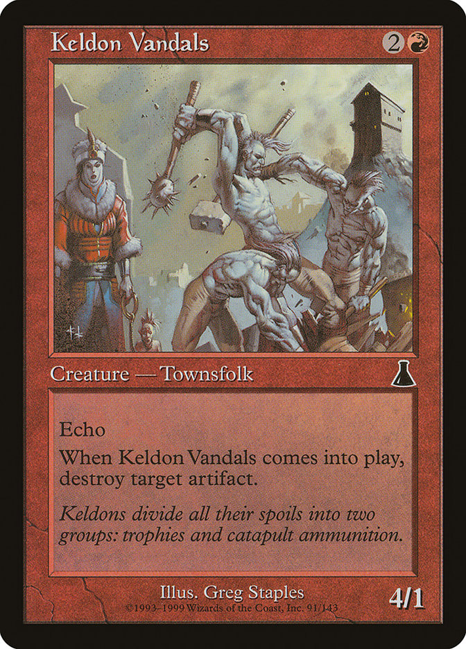 Keldon Vandals [Urza's Destiny] | Anubis Games and Hobby