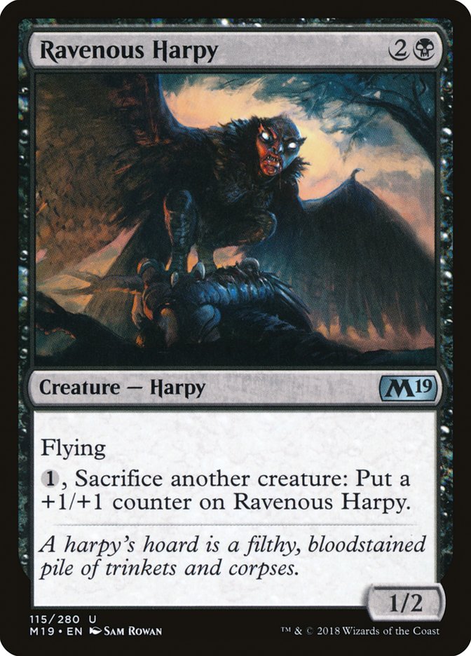 Ravenous Harpy [Core Set 2019] | Anubis Games and Hobby