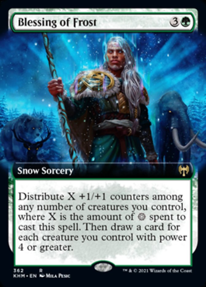 Blessing of Frost (Extended Art) [Kaldheim] | Anubis Games and Hobby