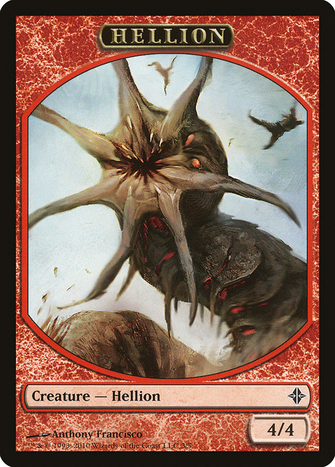 Hellion Token [Rise of the Eldrazi Tokens] | Anubis Games and Hobby