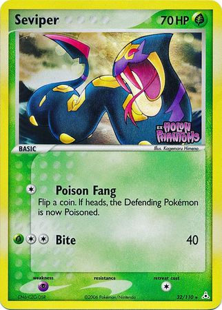 Seviper (32/110) (Stamped) [EX: Holon Phantoms] | Anubis Games and Hobby