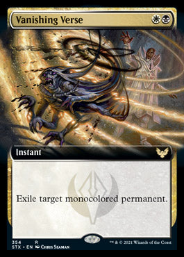 Vanishing Verse (Extended Art) [Strixhaven: School of Mages] | Anubis Games and Hobby