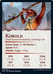 Kobold Art Card [Dungeons & Dragons: Adventures in the Forgotten Realms Art Series] | Anubis Games and Hobby