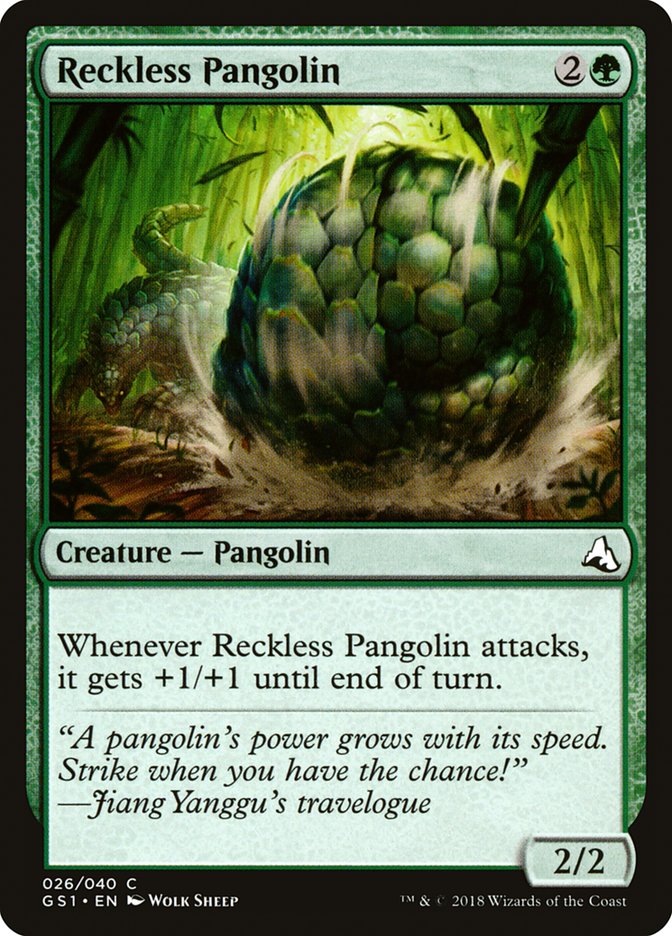 Reckless Pangolin [Global Series Jiang Yanggu & Mu Yanling] | Anubis Games and Hobby