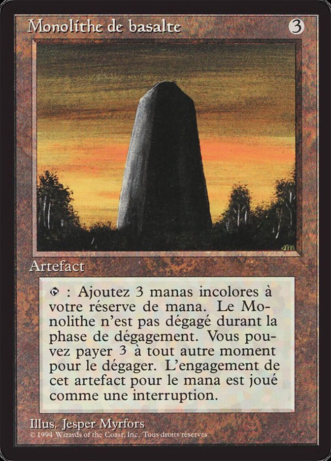 Basalt Monolith [Foreign Black Border] | Anubis Games and Hobby