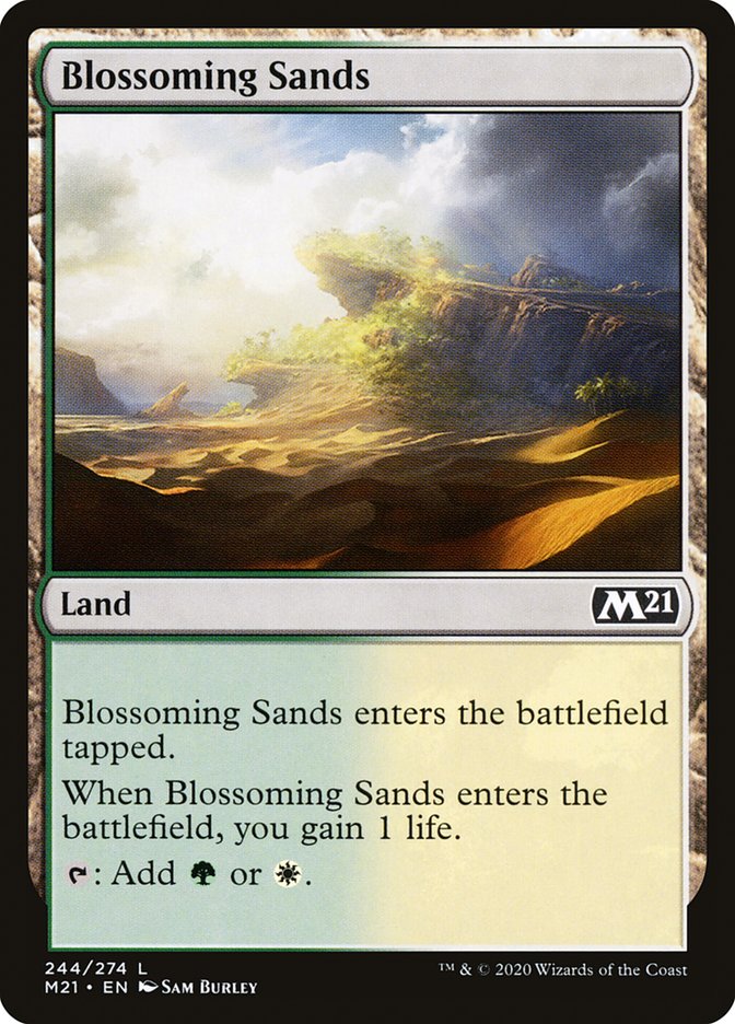 Blossoming Sands [Core Set 2021] | Anubis Games and Hobby