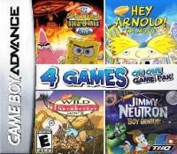 Nickelodeon 4 Games on One Game Pack [Movies] - GameBoy Advance | Anubis Games and Hobby