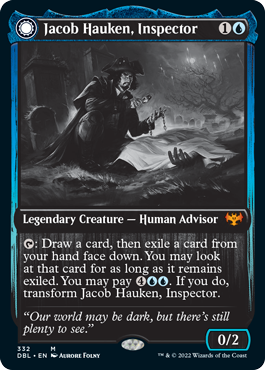 Jacob Hauken, Inspector // Hauken's Insight [Innistrad: Double Feature] | Anubis Games and Hobby