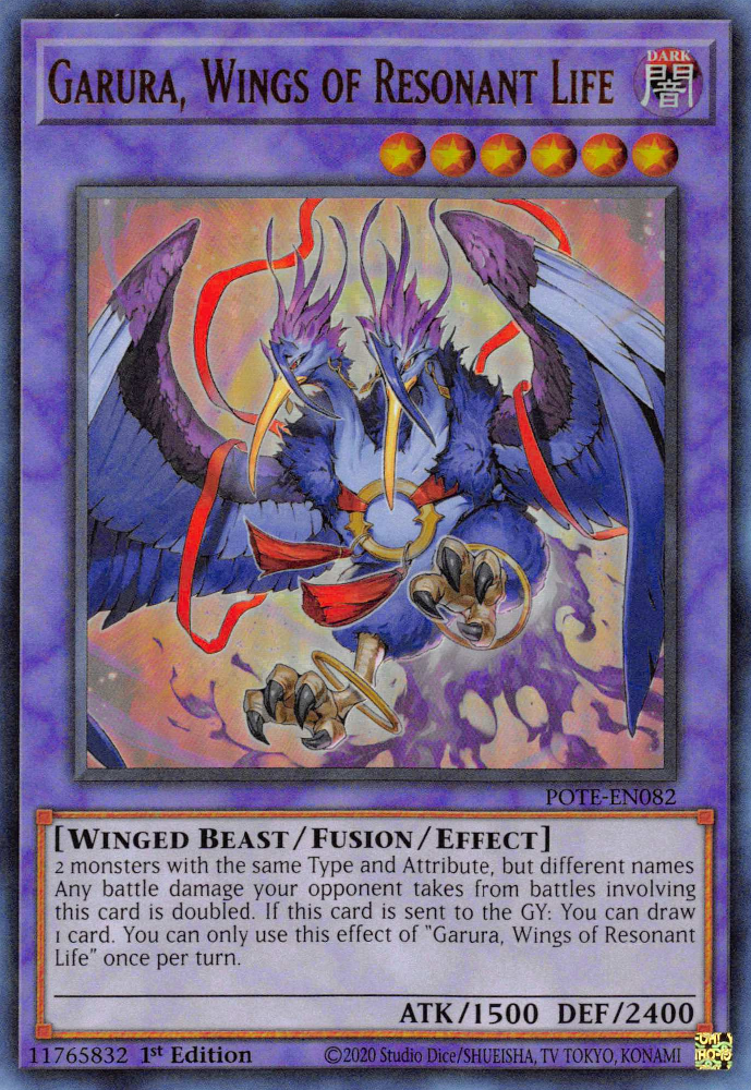 Garura, Wings of Resonant Life [POTE-EN082] Ultra Rare | Anubis Games and Hobby