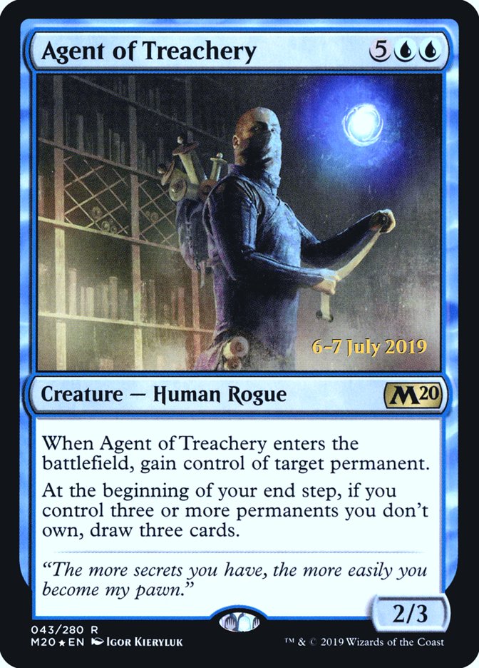 Agent of Treachery [Core Set 2020 Prerelease Promos] | Anubis Games and Hobby