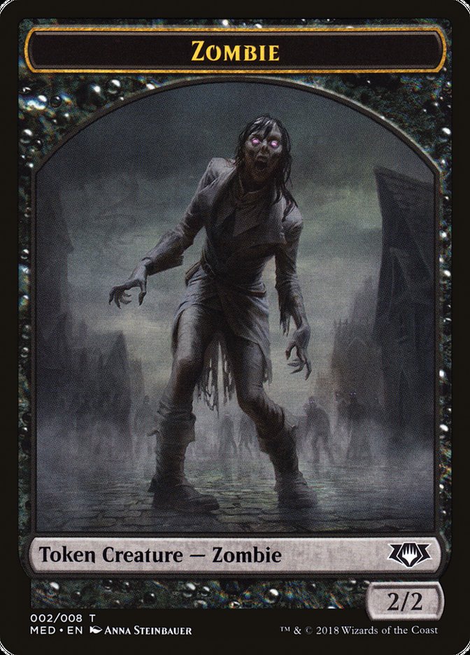 Zombie Token [Mythic Edition Tokens] | Anubis Games and Hobby