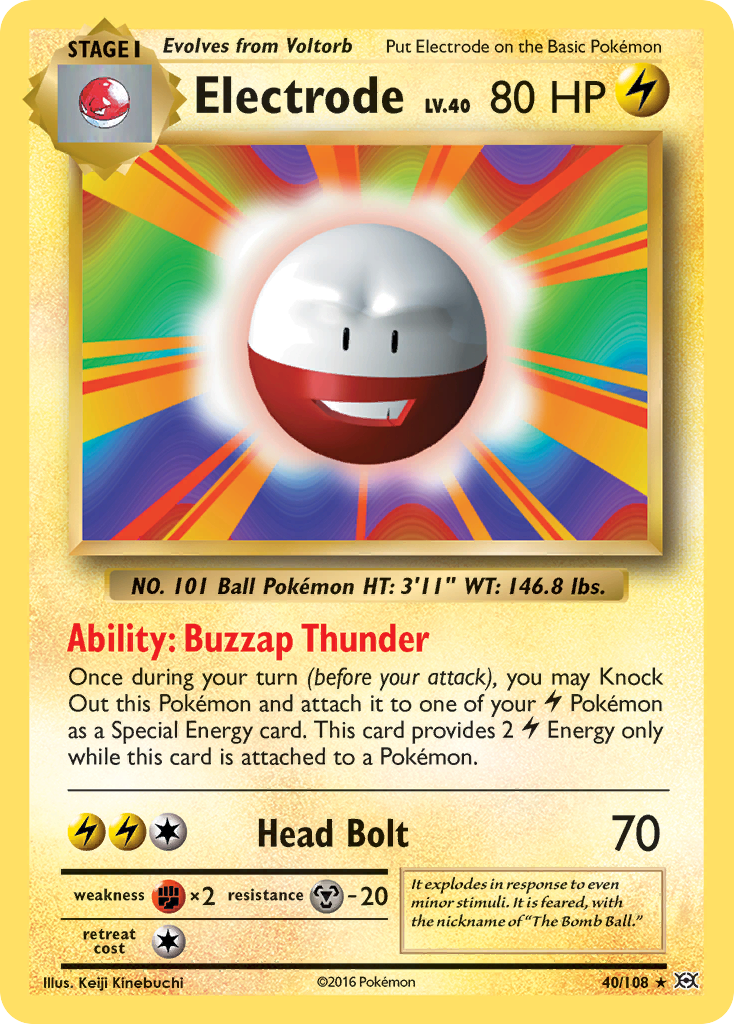 Electrode (40/108) [XY: Evolutions] | Anubis Games and Hobby