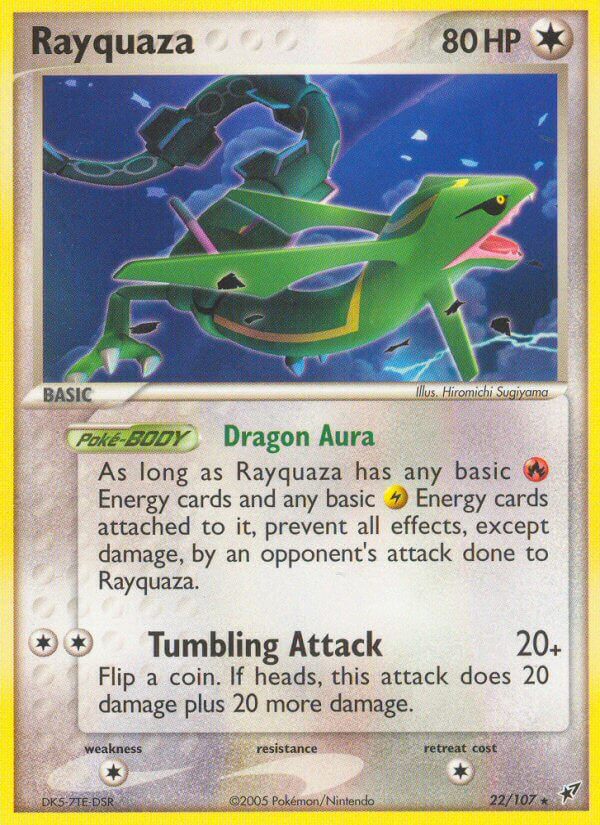 Rayquaza (22/107) (Theme Deck Exclusive) [EX: Deoxys] | Anubis Games and Hobby