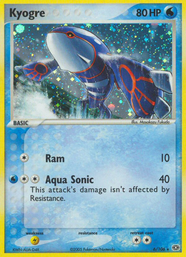 Kyogre (6/106) [EX: Emerald] | Anubis Games and Hobby