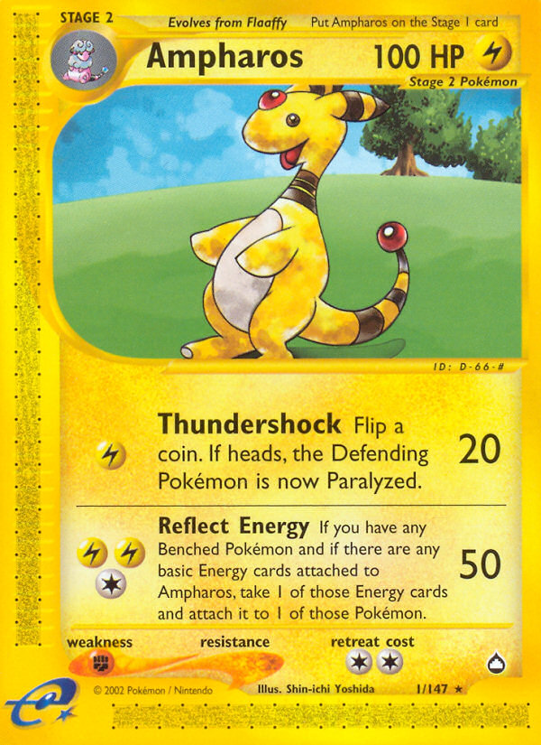 Ampharos (1/147) [Aquapolis] | Anubis Games and Hobby