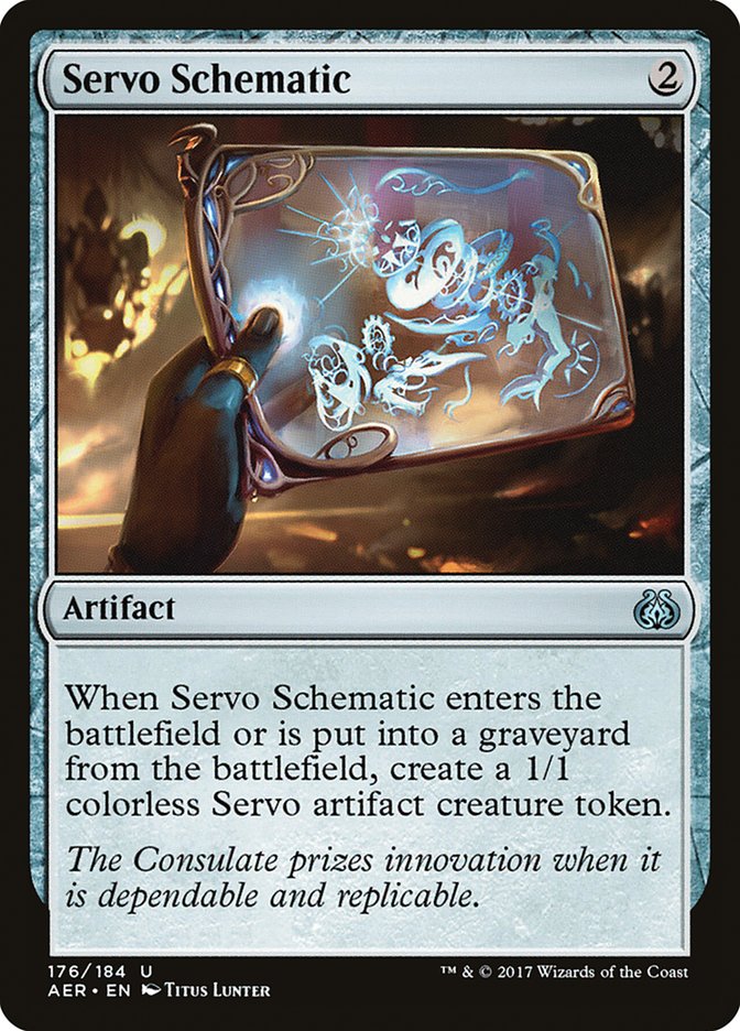 Servo Schematic [Aether Revolt] | Anubis Games and Hobby