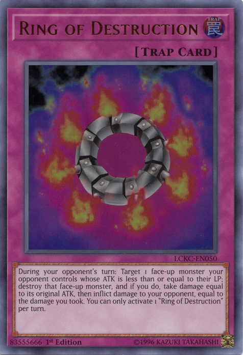 Ring of Destruction [LCKC-EN050] Ultra Rare | Anubis Games and Hobby