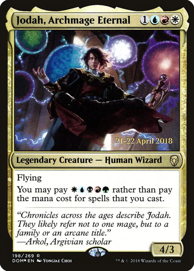 Jodah, Archmage Eternal [Dominaria Prerelease Promos] | Anubis Games and Hobby