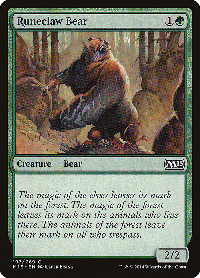 Runeclaw Bear [Magic 2015] | Anubis Games and Hobby
