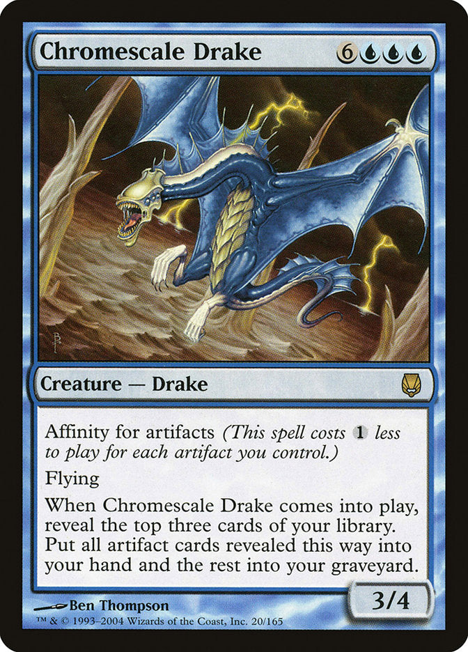 Chromescale Drake [Darksteel] | Anubis Games and Hobby