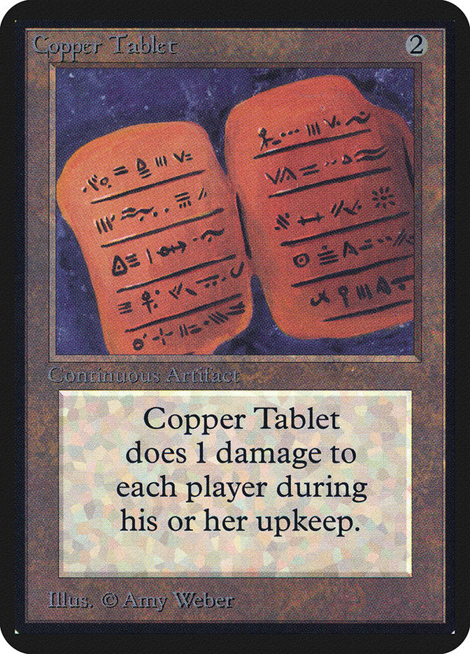 Copper Tablet [Alpha Edition] | Anubis Games and Hobby